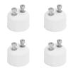 4PCS GU10 To MR16 Adapter Socket Heat Resistant Lamp Holder Converter for LED Halogen Lamp