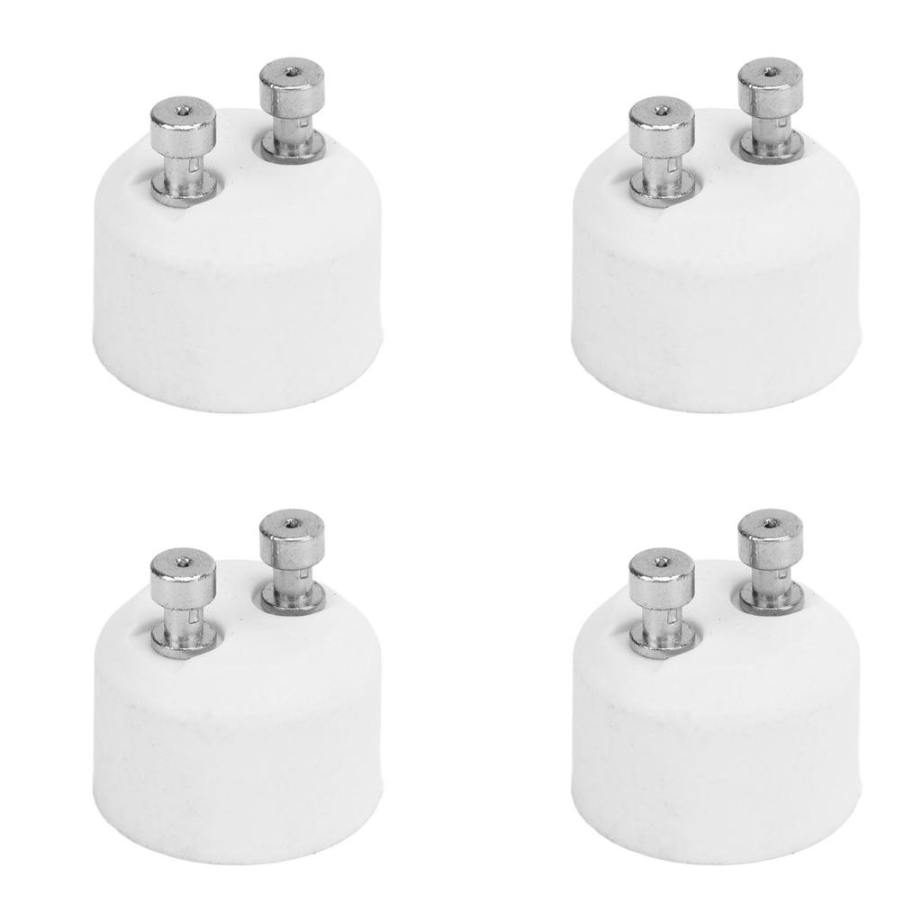 4PCS GU10 To MR16 Adapter Socket Heat Resistant Lamp Holder Converter for LED Halogen Lamp