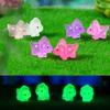10 / 20pcs Luminous Mini Resin Dinosaur Glow in The Dark Tiny Triceratops Animal Figures Ideal for DO-IT-YOURSELF Fairy Garden Glass Container