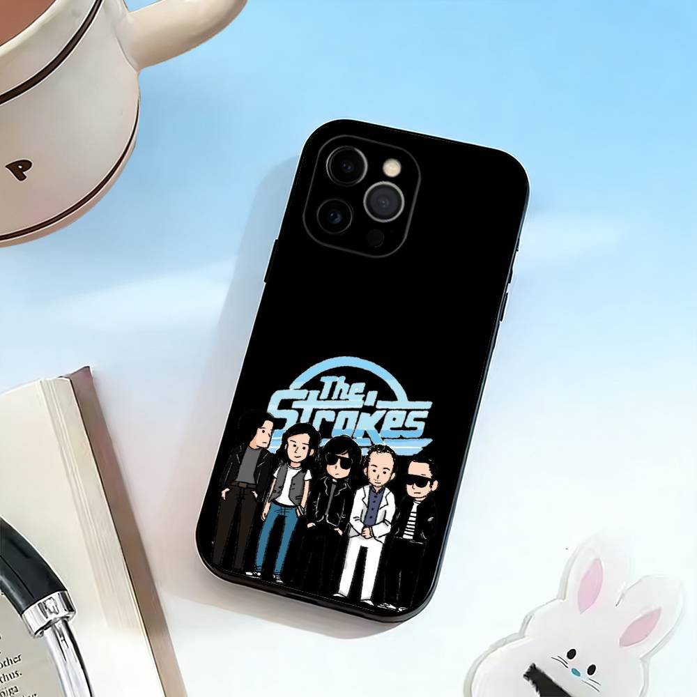 Band The s-Strokes  Phone Case Silicone Soft For IPhone 17 16 15 14 13 12 11 X XR Plus Pro Max Plus