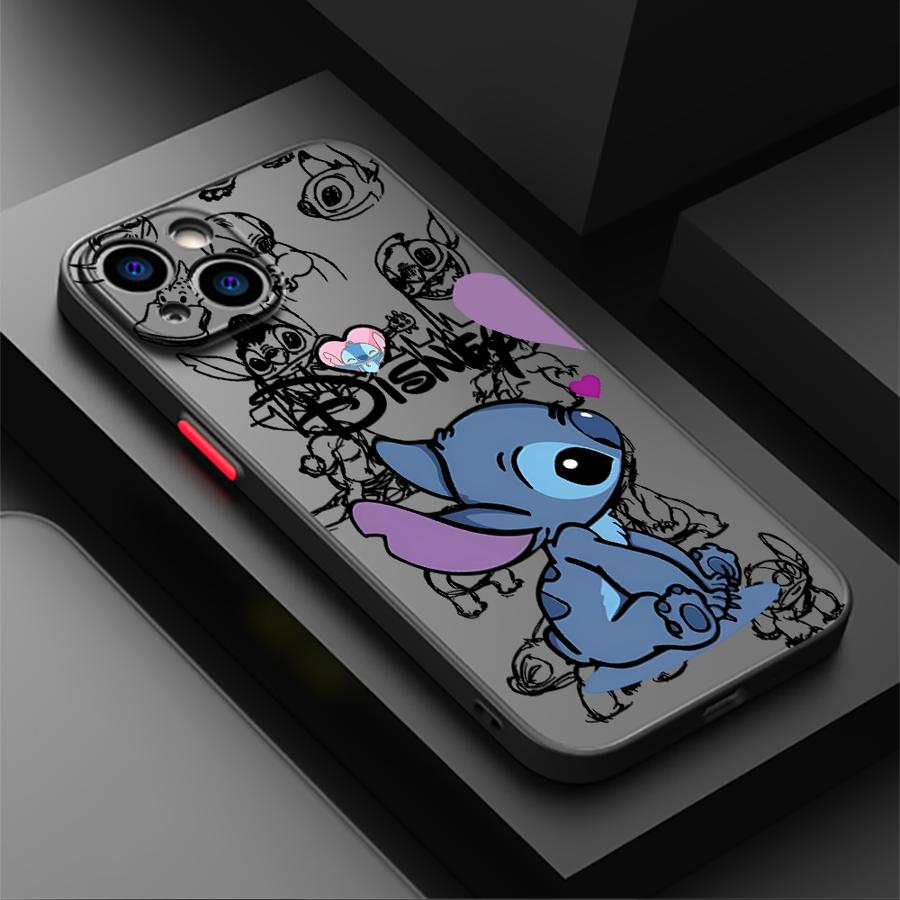 The Cartoon Angie Stitch Case for iPhone 17 Pro Max 12 15 XS XR 7 8 SE 11 17e 16 Plus 13 Mini Air 14 Back Phone Cover