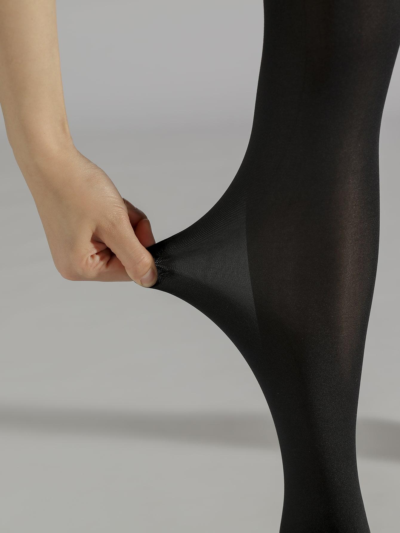 A Pair Of Women S Summer Fashionable Versatile Sexy Elastic Slimstriped High Waist Breathable Pantyhose M-L