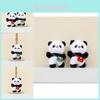 Adorable Chengdu Panda Plush Toy Keychain Cute Cartoon Animal Keyring Accessory 13cm