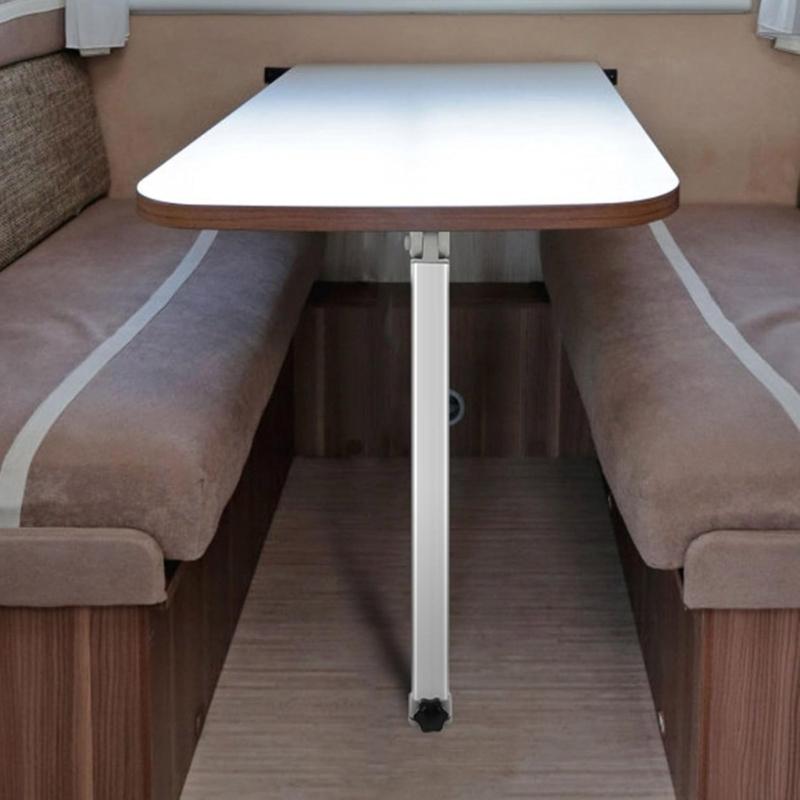 Platzsparende verstellbare Tischschreibtischbeinhalterung für Wohnmobile, Boote & Terrassenmöbel, Wohnwagen und maritime Anwendungen