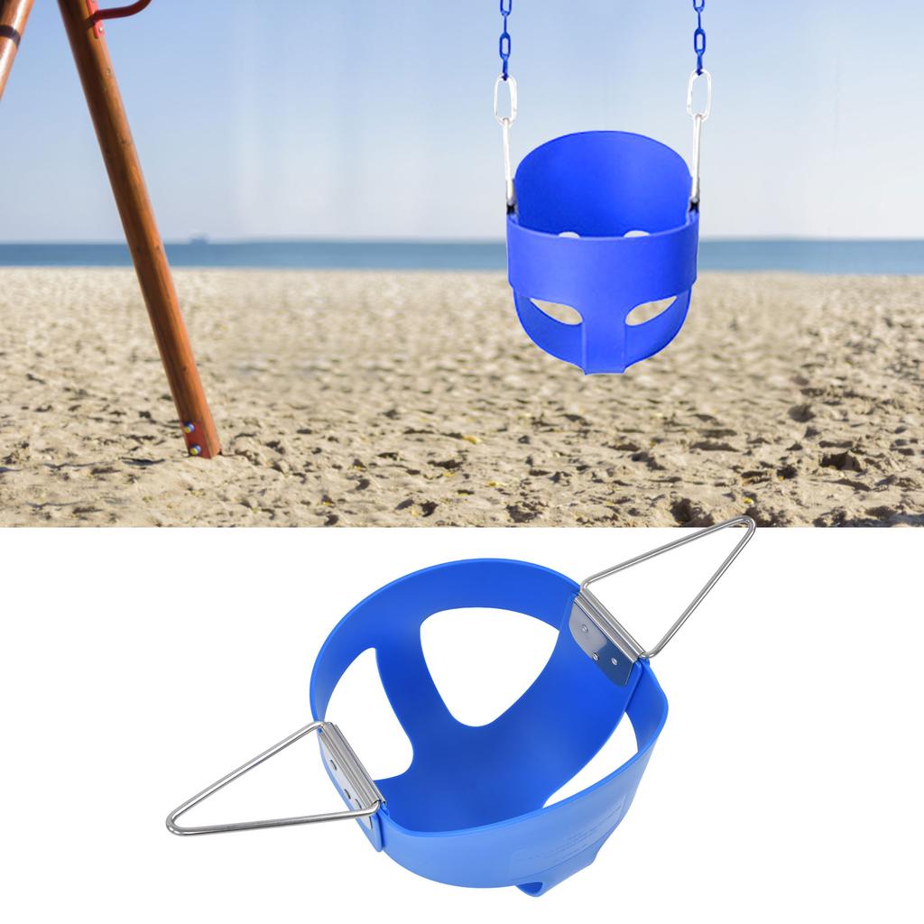 EVA Full Bucket Toddler Swing Seat Children Swing Chair Stainless Steel Hardware for Kids Outdoor Playground Sports
