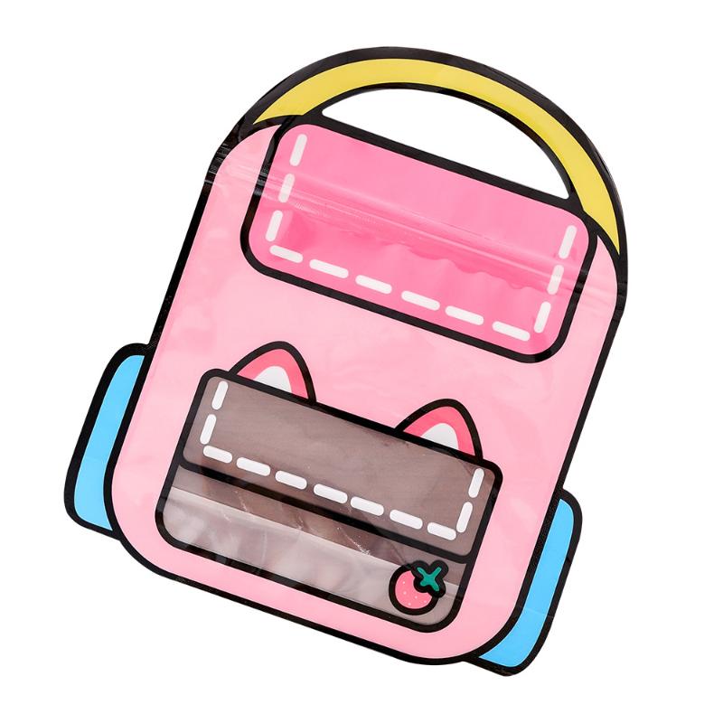 5Pcs Children'S Birthday Gifts Bag Cartoon Nonwoven/Plastic Snack Candy Lunch Handbag For Kids Gift Bag