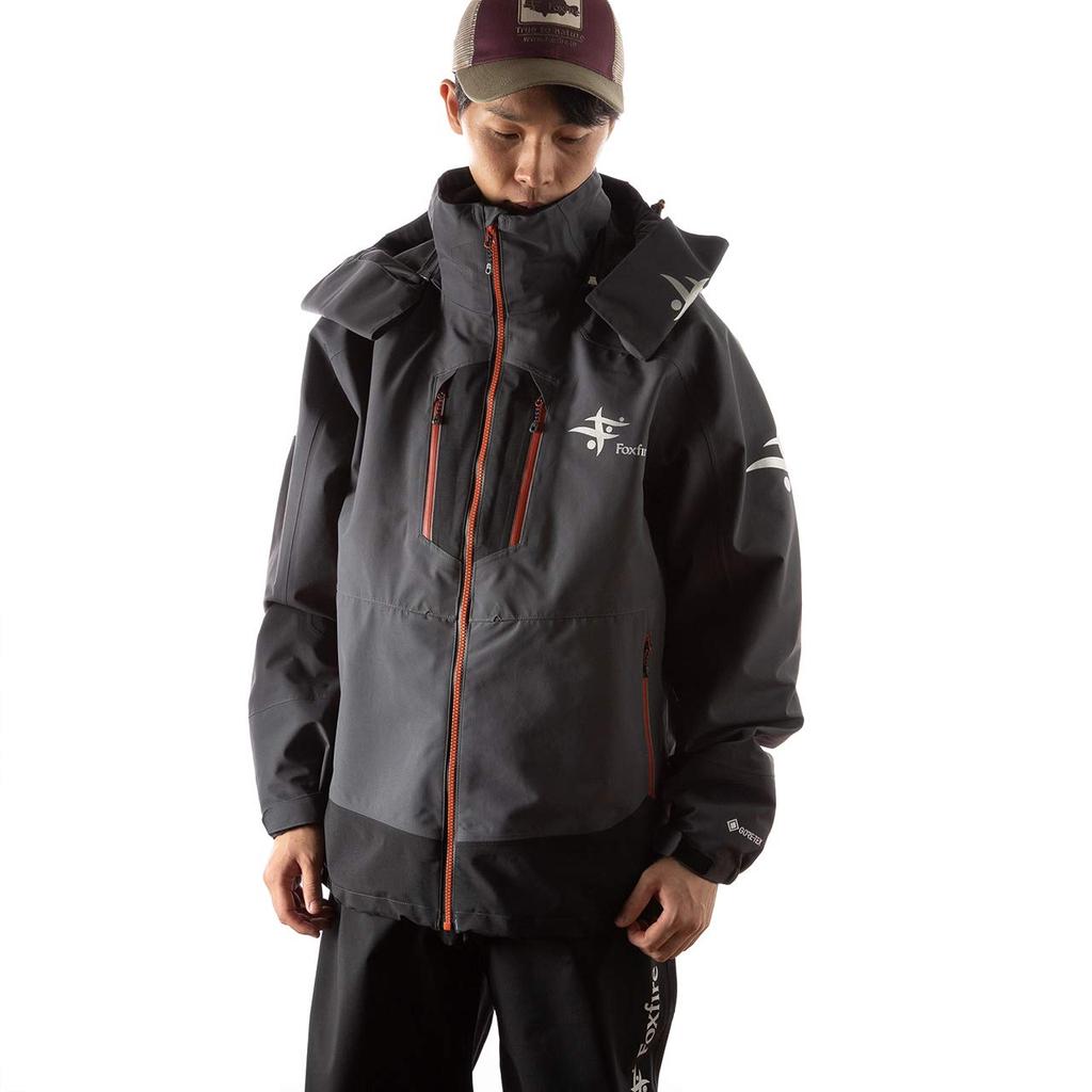 Rain Jacket GTX Hydromaster Jacket Gray XL [Foxfire] [5013136] [GORE-TEX Adopted] [Waterproof] [Fishing] Men's
