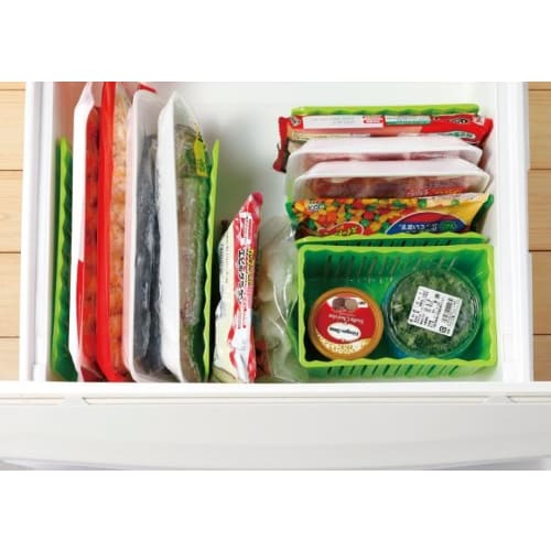 Skater Freezer Storage Stand 3 Piece Set Green Made In Japan CCBS1