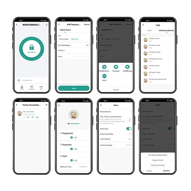 

B03B-APP Smart Fingerprint Keypad RFID Access Control Keypad Touch IP65 Waterproof 13.56Mhz Door Opener (S300X)