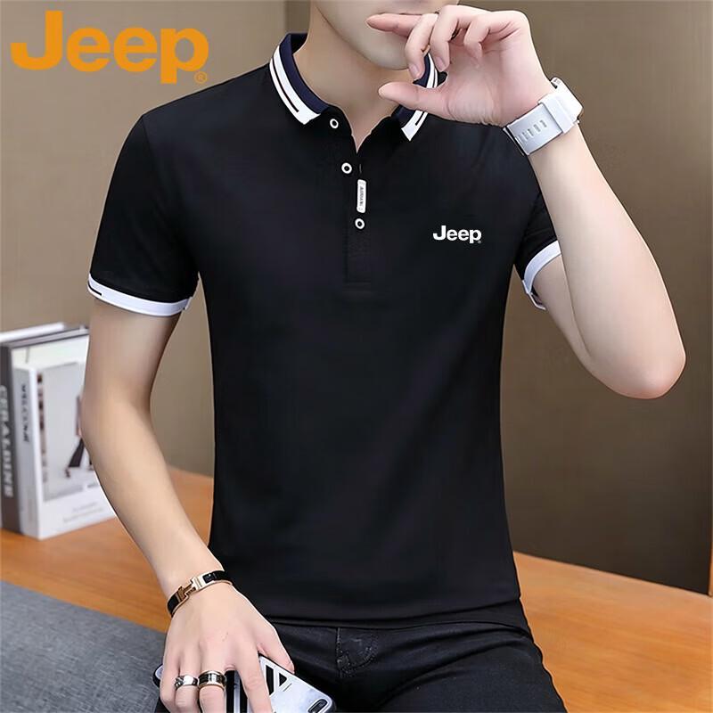 JEEP Men s Short Sleeve Polo T-Shirt XL