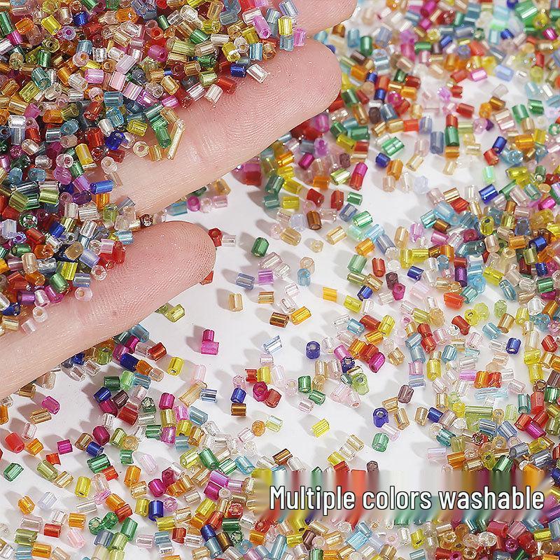 DIY Handgemachte Perlen-Haarnadel: Kreuzstich Glasperlen, Versilbertes Zubehör für Hochzeitskleid/Tasche