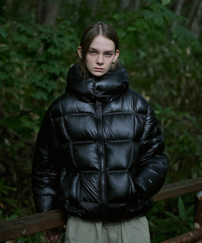 Minimalproject Silent See-Through Down Padded Jacket Mpj110 [Black]