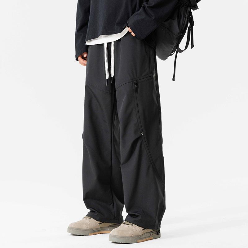 

Pants Men s Autumn and Winter New Outdoor Charge Pants Waterproof Straight Versatile Men s Overalls Loose Casual Pants M