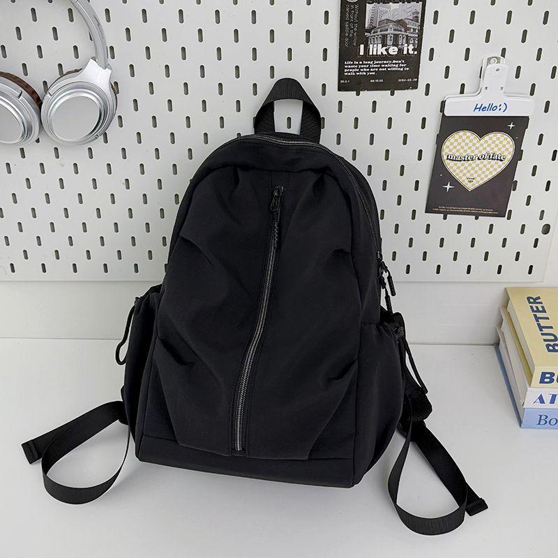 Schoolbag Large Capacity Backpack Casual Versatile Junior High School Student College Student Female School Bag Parent-Child Backpack Air Cushion
