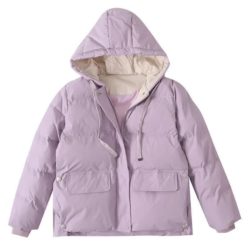 Women's Winter Coat Women's Short Korean Style Loose Student Cotton Coat Winter Coat Western Style Small Padded Jacket