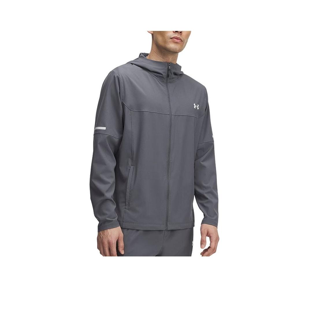 Under Armour Zip Up Hooded Woven Long Sleeve Jacket Men 6004967-025 XL