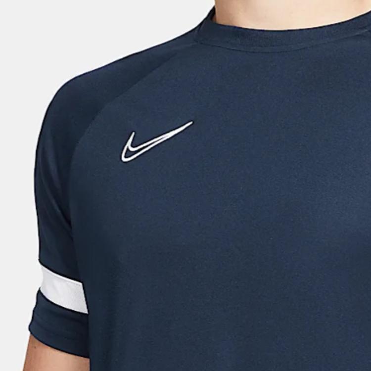 Nike Dri-Fit Academy Comfortable Versatile Simple Fashion Soccer Jersey Men Tops Blue CW6102-451