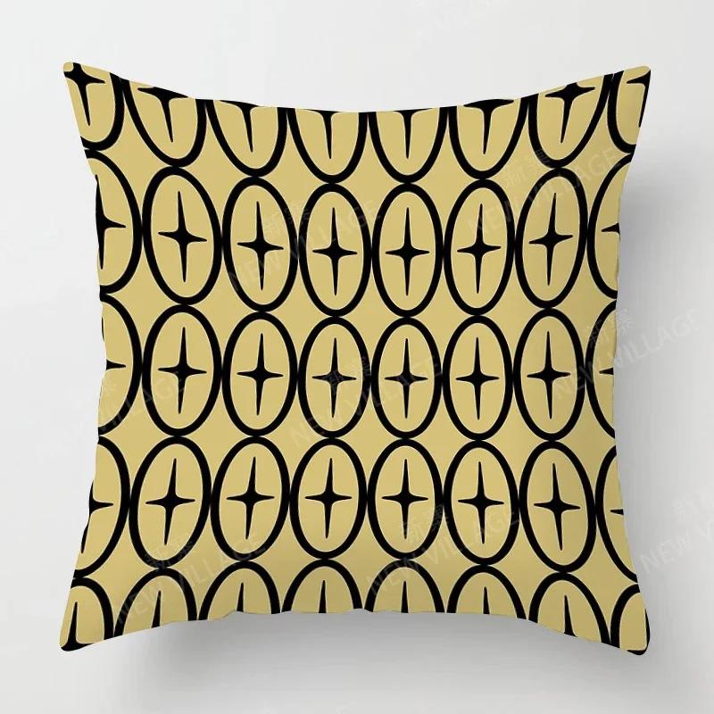 Nordic Fall Home Decor Autumn Throw Pillow Case Sofa Cushion Cover Modern  Geometry