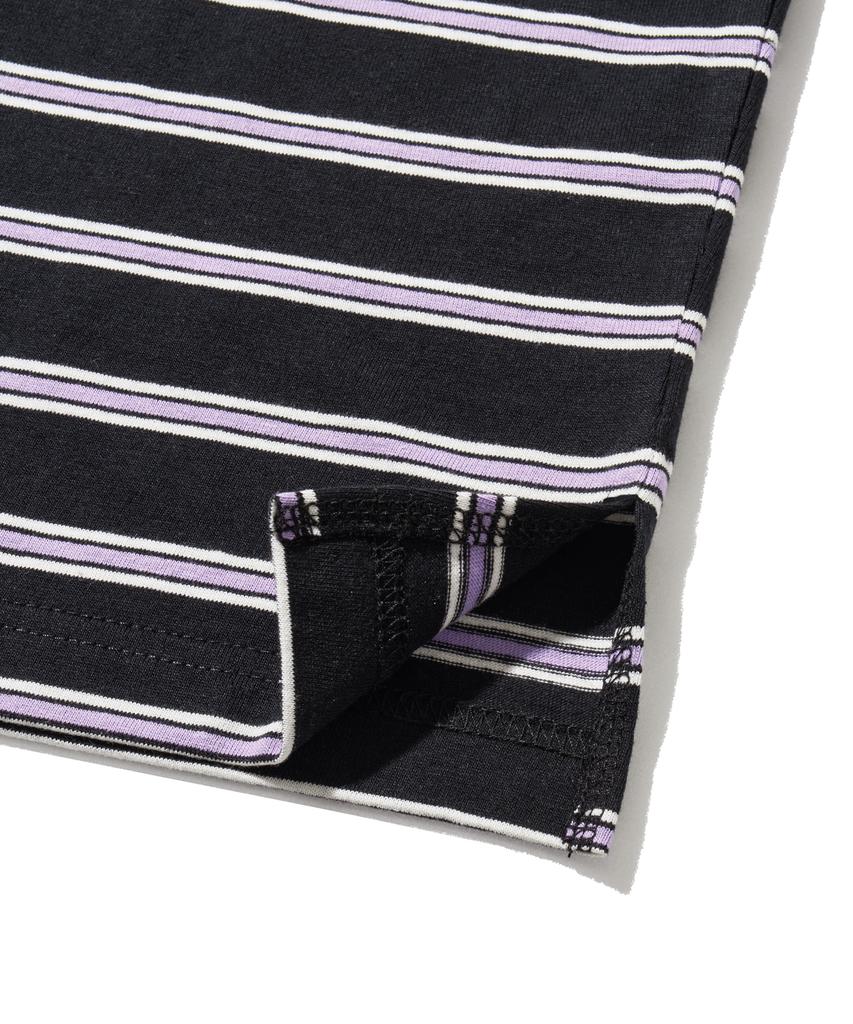 FILLUMINATE Multi-Stripe Pocket T-Shirt - Black