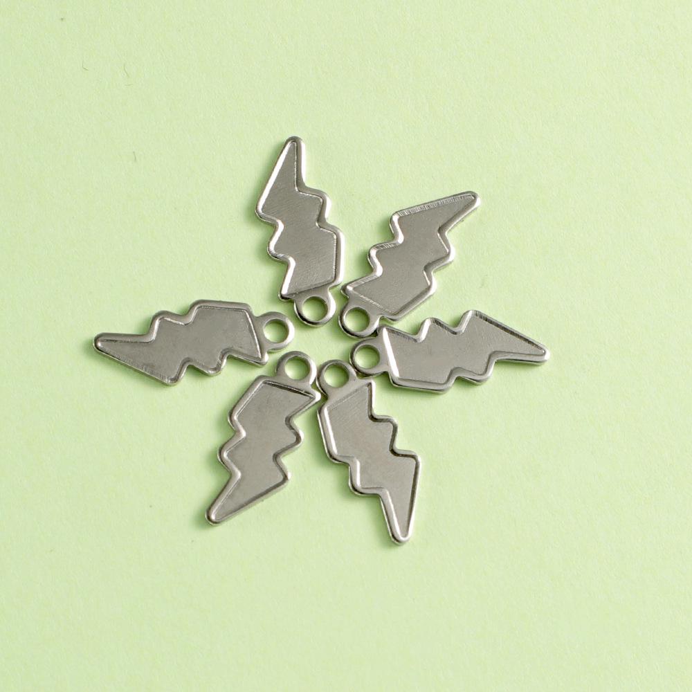 

Stainless Steel Lightning Pendant for DIY Bracelets