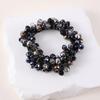 Shiny Crystal Woven Hair Band High Ponytail Elegant Hair Rope Rubber Band Chic Hair Ties Hair Accessoires Elastic Hair Bands