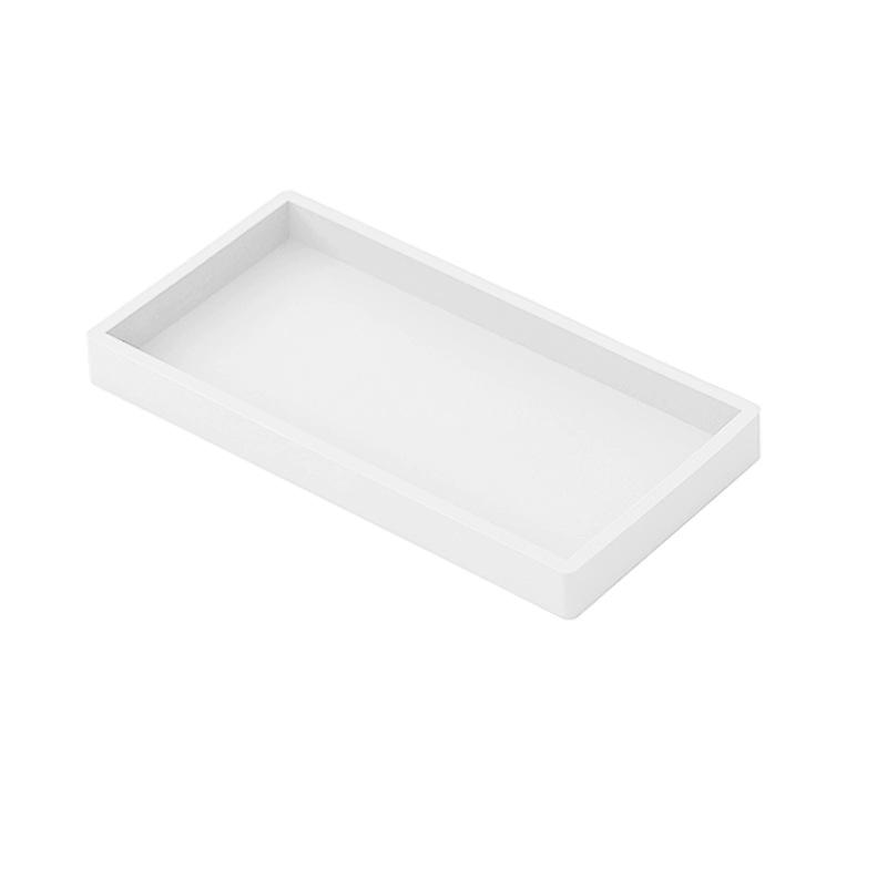 

Nordic Style Marble Silicone Tray for Living Room, Bathroom, or Vanity 20*10*1.8cm білий