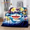 3D Cartoon Dream D-Doraemon Anime Soft Flannel Blanket for Bed Bedroom Sofa Picnic,Throw Blanket for Cover Outdoors Leisure Gift