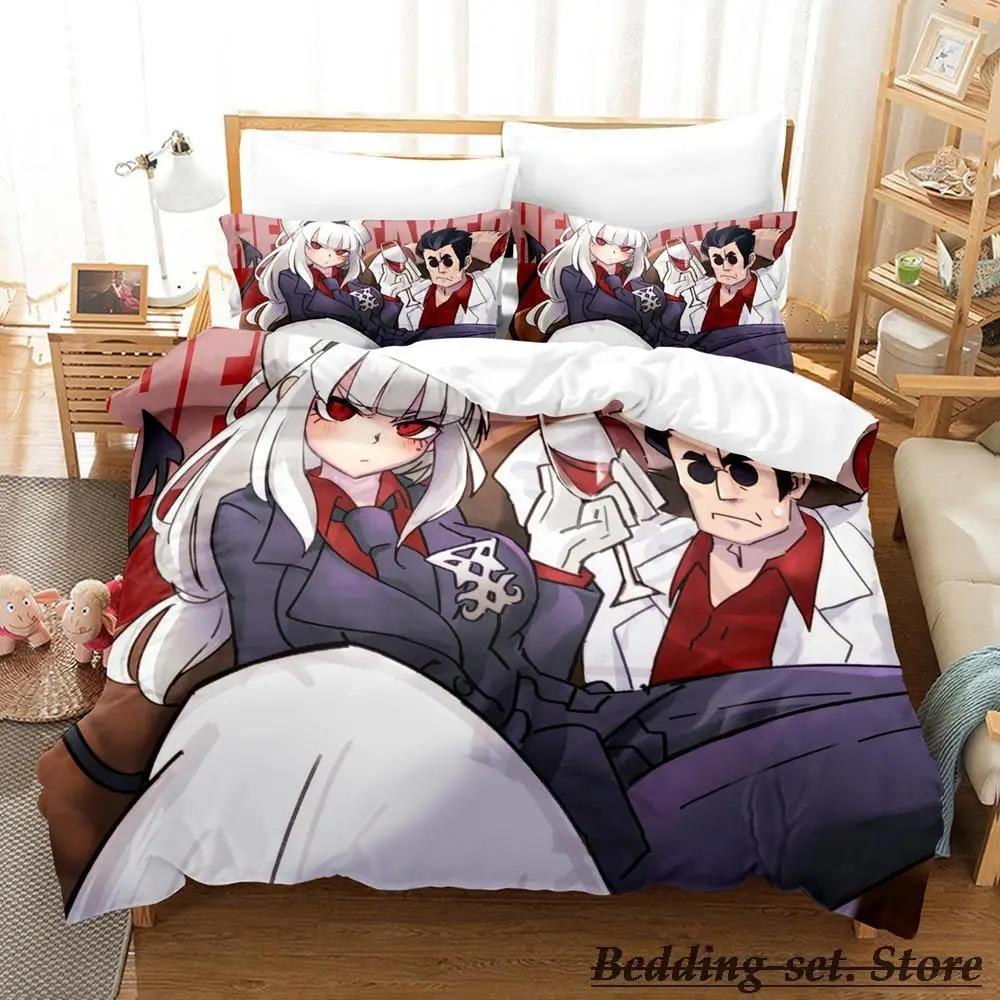 Helltaker Anime Bedding Set Single Twin Full Queen King Size Duvet Cover for Adult Kid Bedroom