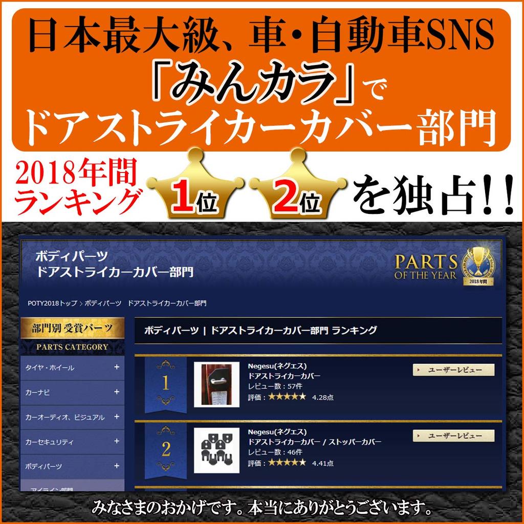 Negesu Suzuki SUZUKI No Logo Door Striker Cover Stainless Steel Type:A Gold