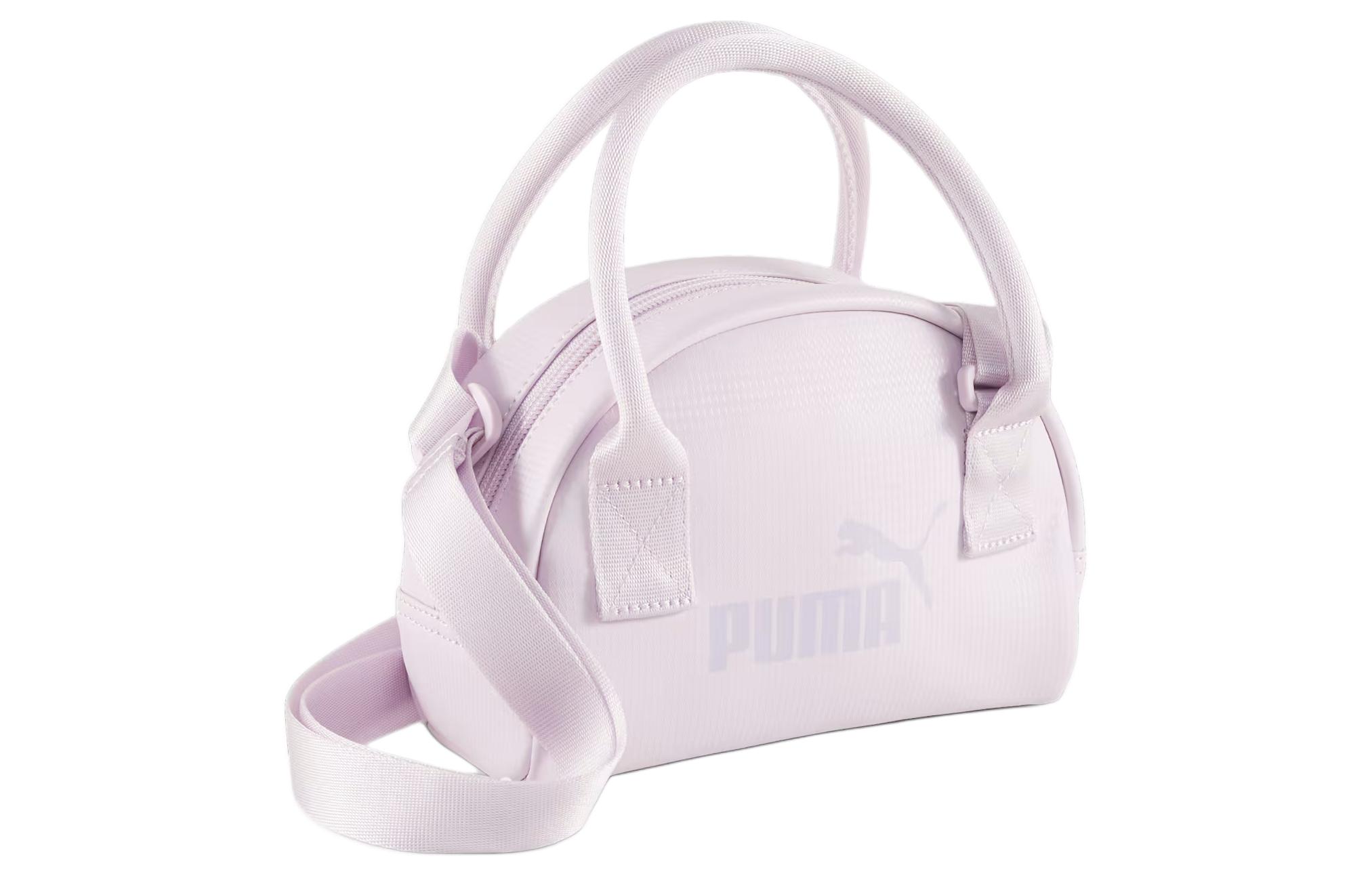 PUMA Artificial Leather Crossbody One Shoulder Handbag Small Women s Light Purple 090278-02 Small