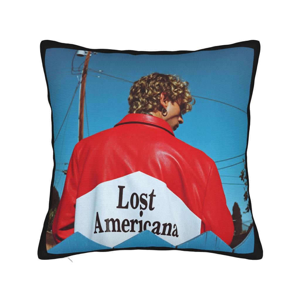 Lost Americana MGK Tour 2026 Pillowcases Kawaii Pillow Case For Office Car Home Decor Comfy Pillow Cover
