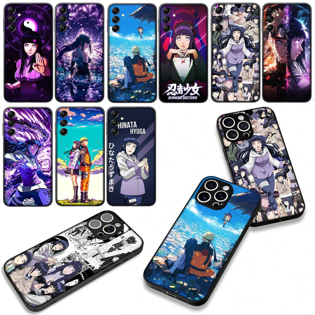 For Samsung Galaxy A25 A37 A57 A12 A14 A41 A50 A51 A70 A71 A72 A21S A04 M15 Note 20 9 8 10 Case Hinata Hyuga Narutos Wallpaper