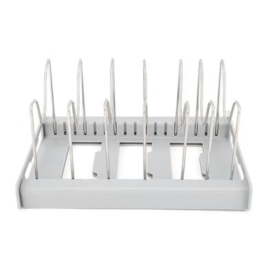 Expandable Pot Anti Slip Size Multi Use Pot Lid Holder for Kitchen Canteen