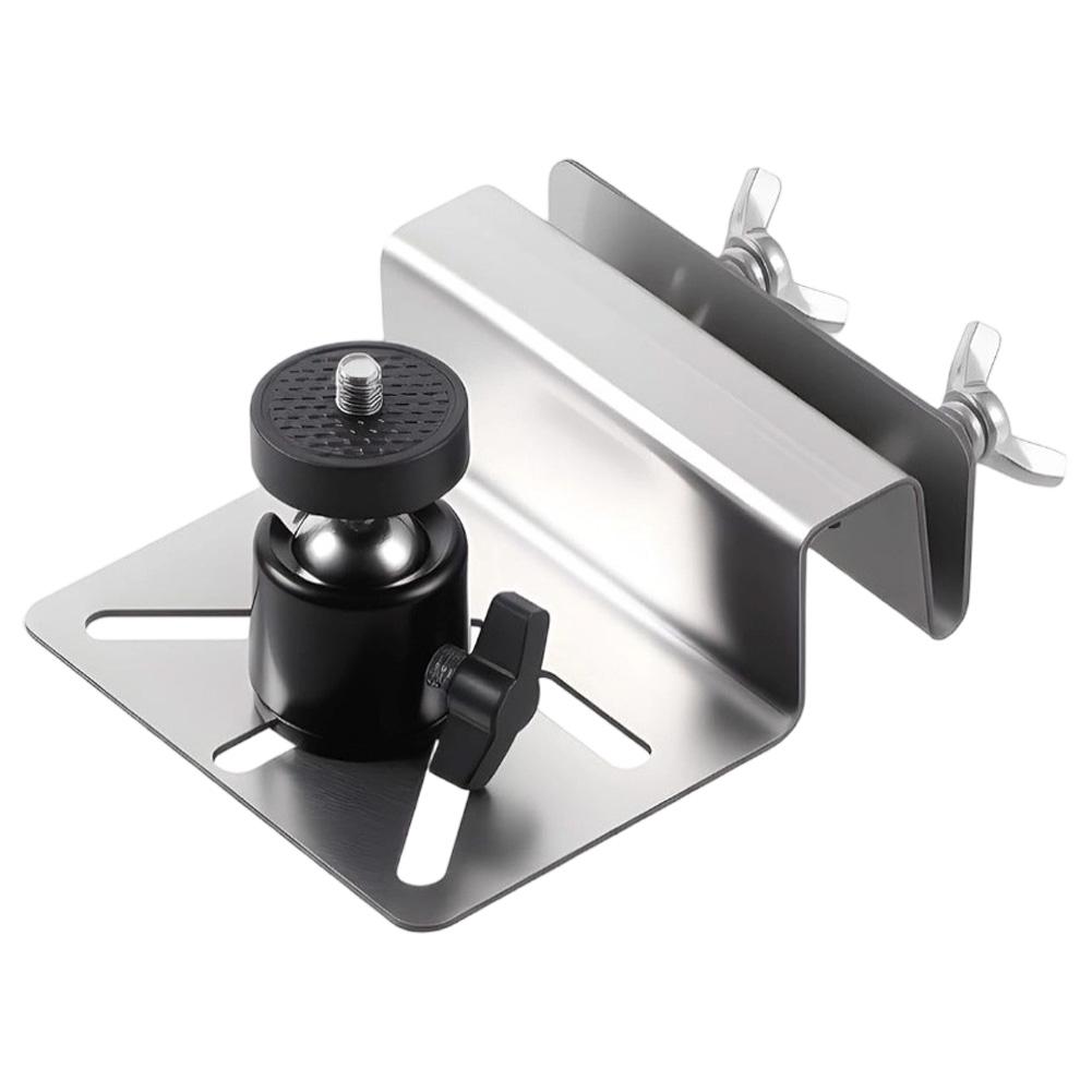 1pc Stainless Steel Gutter Mount Adjustable Viewing Angles Camera Gutter Mount For Eufy Security For SoloCam S340 Cameras