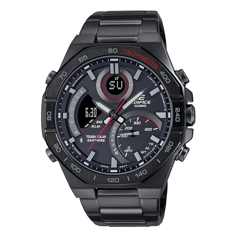 

[Casio] watch edifice [] smartphone link Equipped with Bluetooth solar ECB-950YDC-1AJF men s black