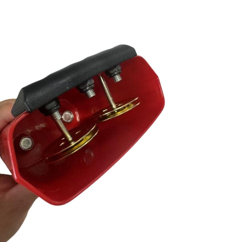 Metal Cowbell Noise Maker with Sound Damping Protection Strips Percussion Instruments 4inch Noise Reducing Cowbell