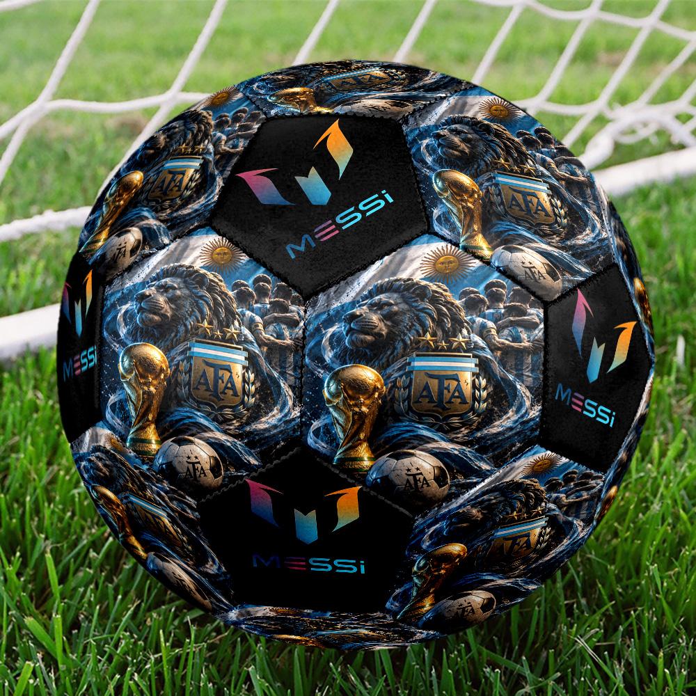 Messi 10 Number Afa Argentina Football Crest Size 5 Soccer Football Machine Sewn Indooroutdoor Training And Matches Sports Enthusiast Gifts