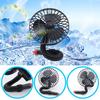 Portable 12V Car Vehicle Mini Low Noise Adjustable Angle Summer Cooling Fan Interior Accessories
