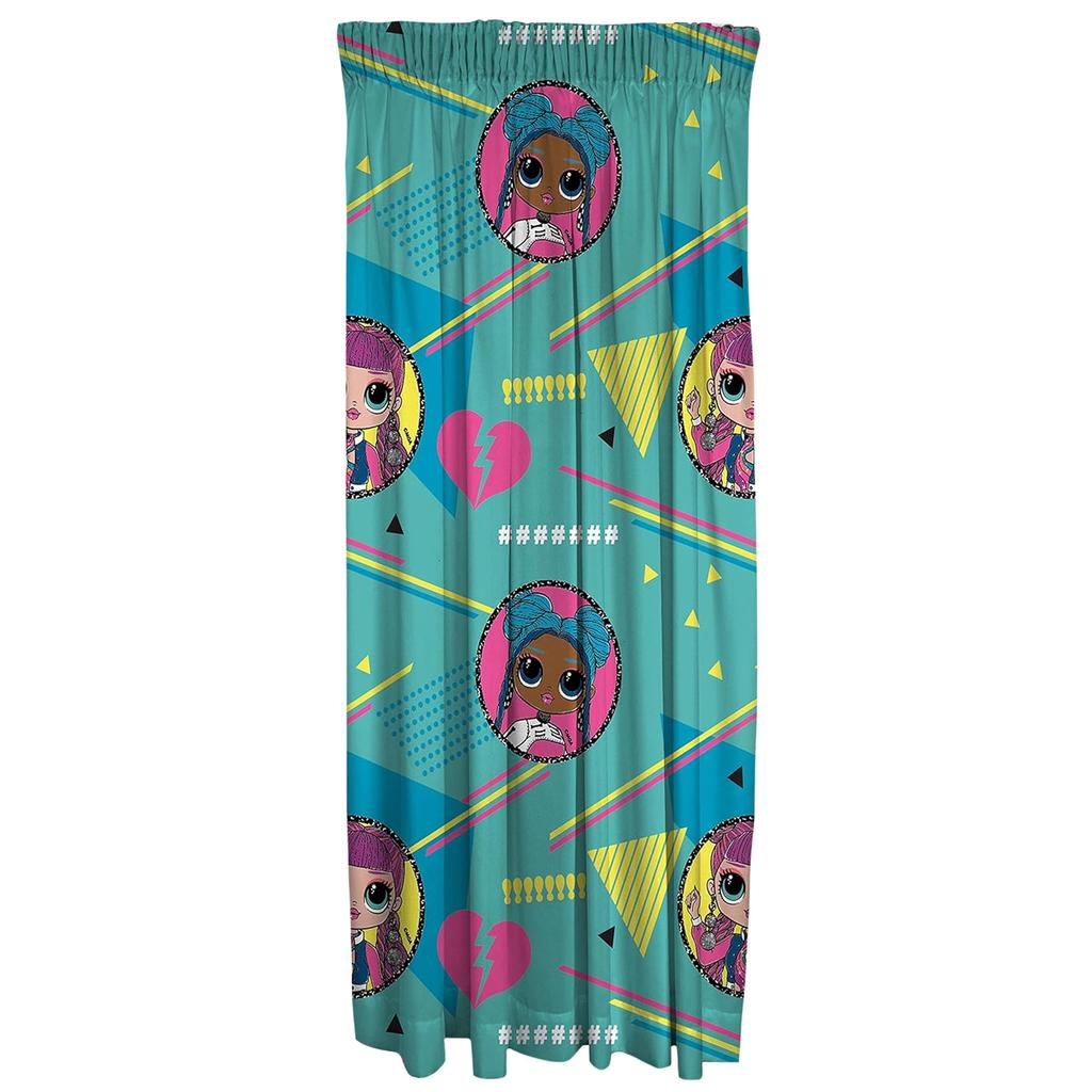 LOL Surprise OMG Beat Pencil Pleat Curtains (Balení 2)