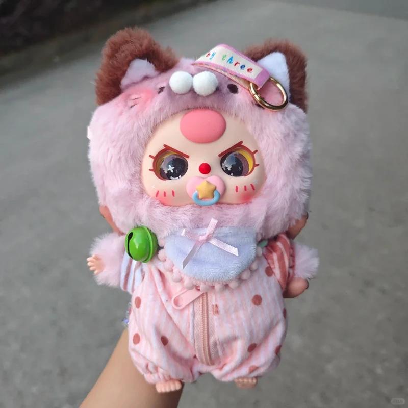 Kitten Wardrobe Plush Vinyl Blind Box Kawaii Backpack Pendant Anime Figure Mystery Box Room Ornaments Creative Gift
