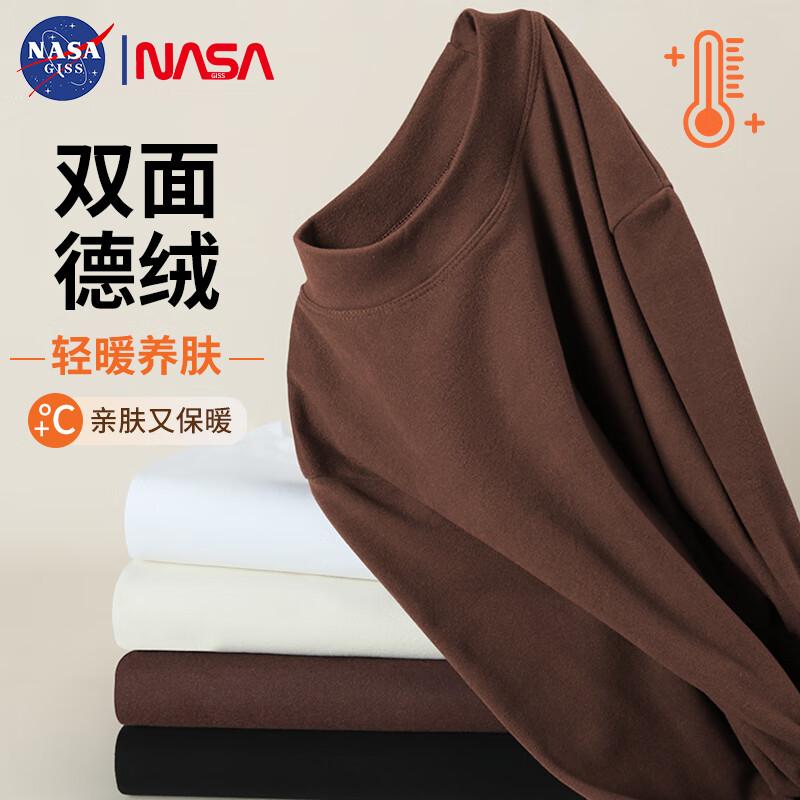 

NASA GISS Men s Velour Fleece Round Neck Sweatshirt L