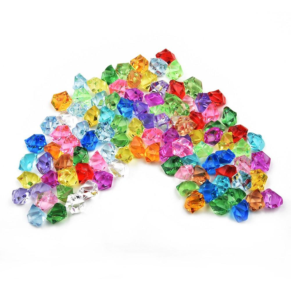 Acrylic Stone Colorful Small Children Jewels 200pcs Highly transparent