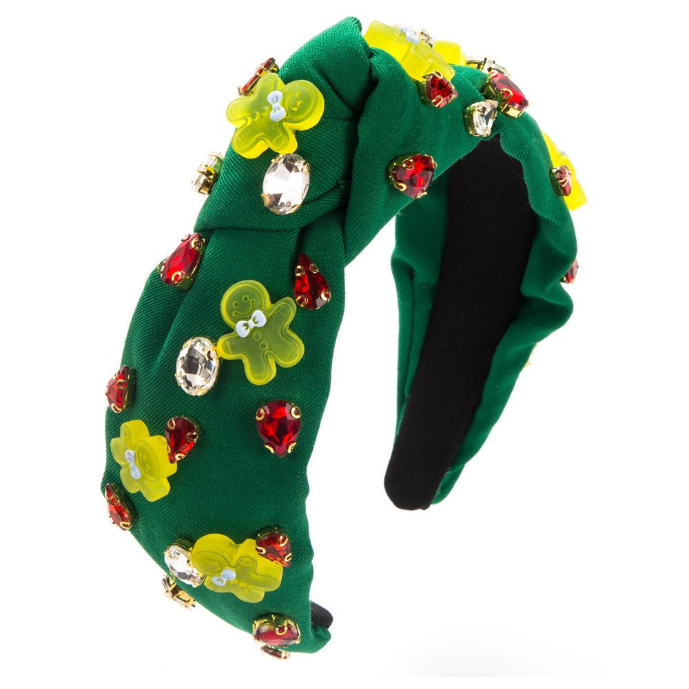 High Skull Top Gingerbread Man Love Headband