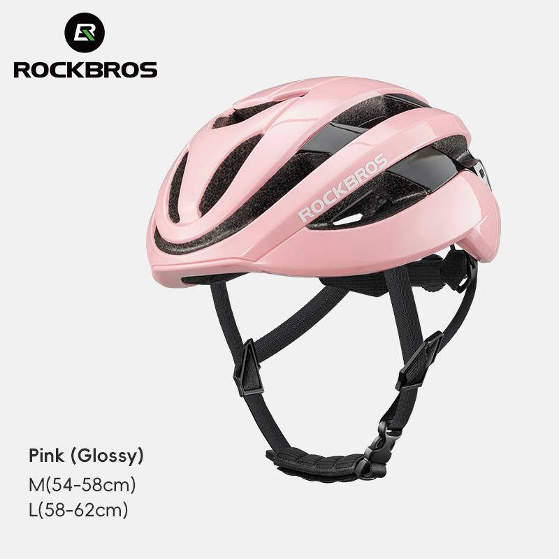 ROCKBROS Fahrradhelm Ultraleicht Radfahren Sicherheit Straße Berg Fahrradhelm Verstellbar Integral geformt Outdoor Straßenhelm
