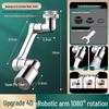 Rotatable Anti-Splash Faucet Aerator Extension Arm