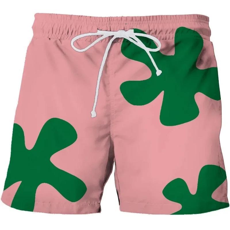 Patrick Star Board Shorts Trunks Quick Dry Beach Swiming Shorts Women Men Hip Hop Short Pants Beach Clothes