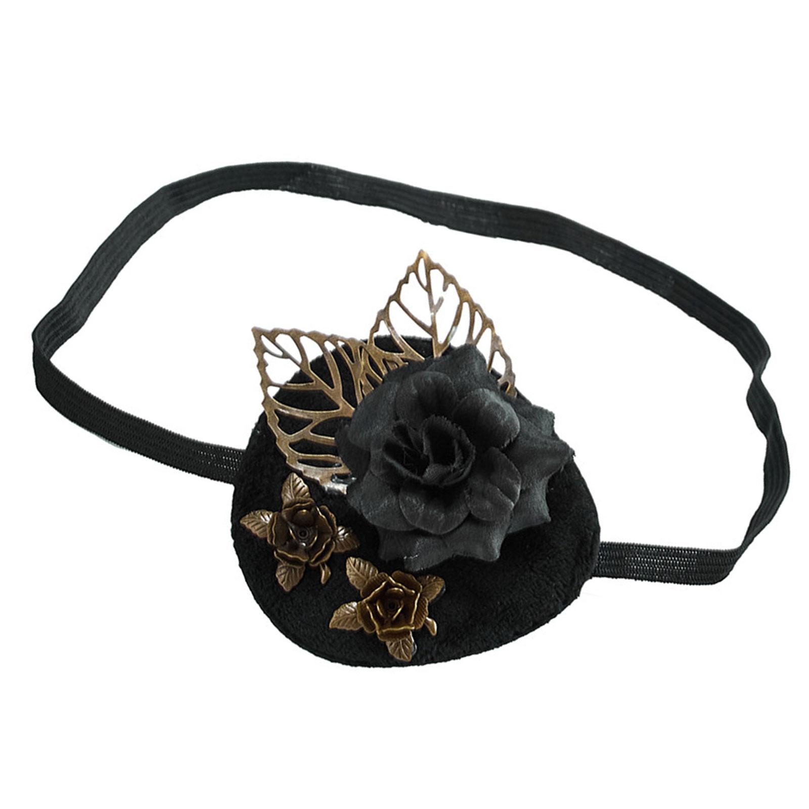 Medieval Knight Pirate Eye Patches Gothic Eyepatch Eye Mask Renaissances Medieval Pirate Costume for Halloween Cosplay A