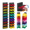 Built-In Spring Clips Hat Display Rack Strong Adhesive Multi-layer Baseball Caps Organizer Holds 10 Caps Sturdy Cap Hanger
