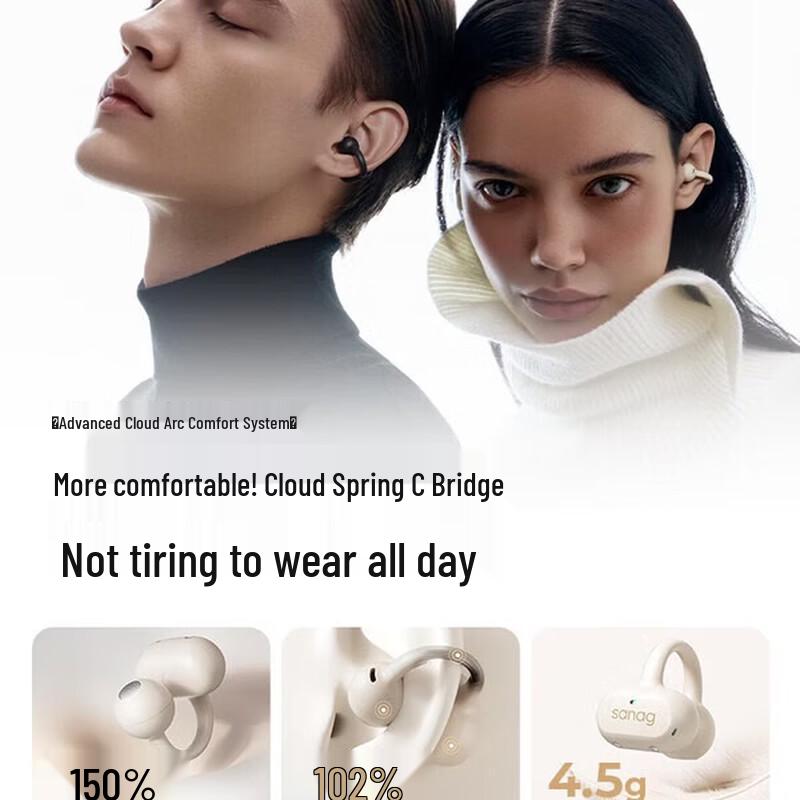 Sena Z50 Ultra Open-Ear Bone Conduction Sports Bluetooth Ear Clip Headphones