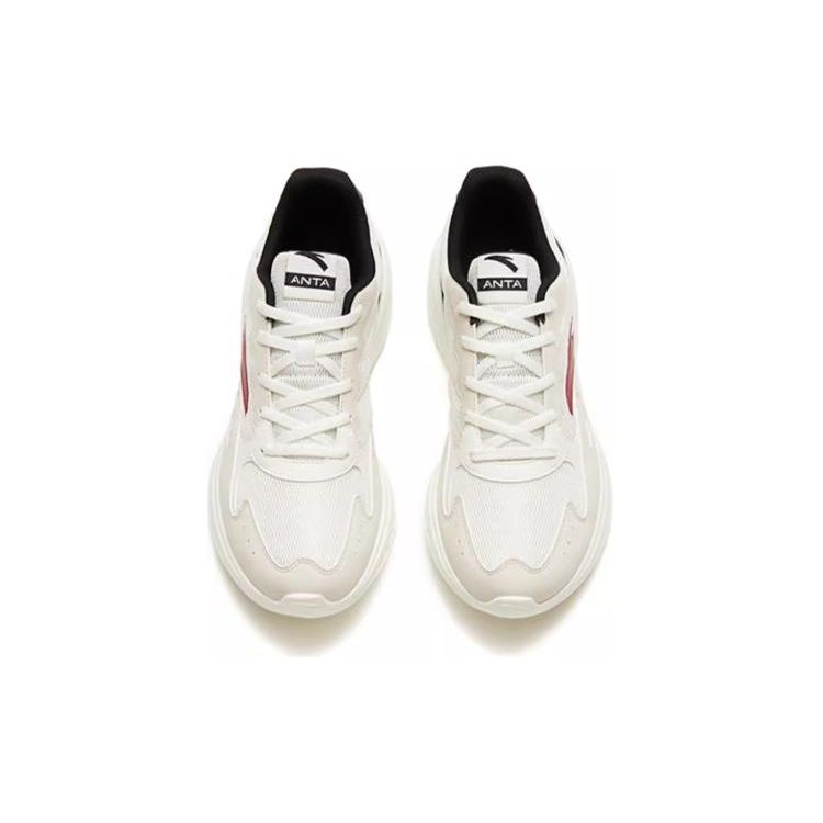 Anta Star Cloud Running Series Fabric Synthetic Leather Shock Absorbing Non-Slip Wear-Resistant Low-Top Running Shoes Men Sneaker 912445571-1
